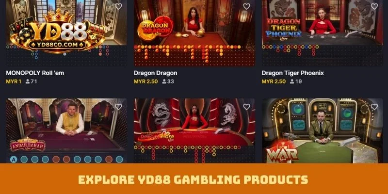 Explore YD88 gambling products