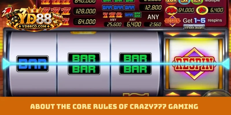 About the core rules of Crazy777 Gaming