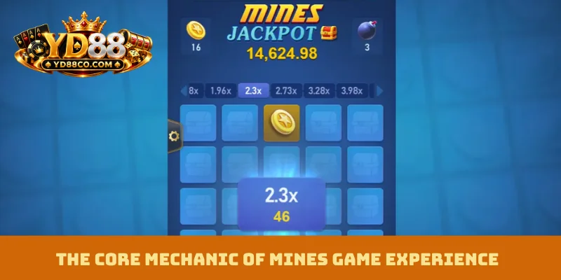 The core mechanic of Mines game experience