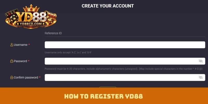 How to register YD88