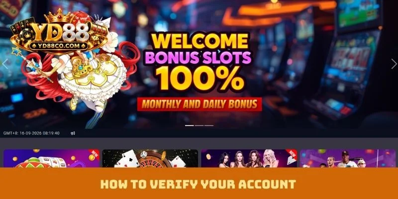 How to verify your account