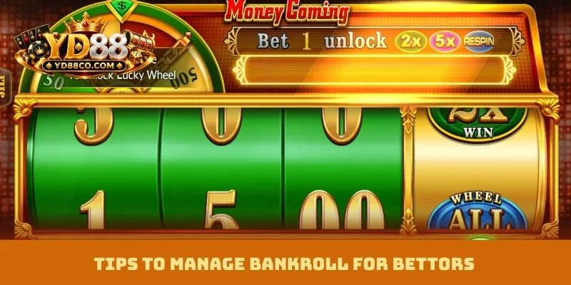 Tips to manage bankroll for bettors